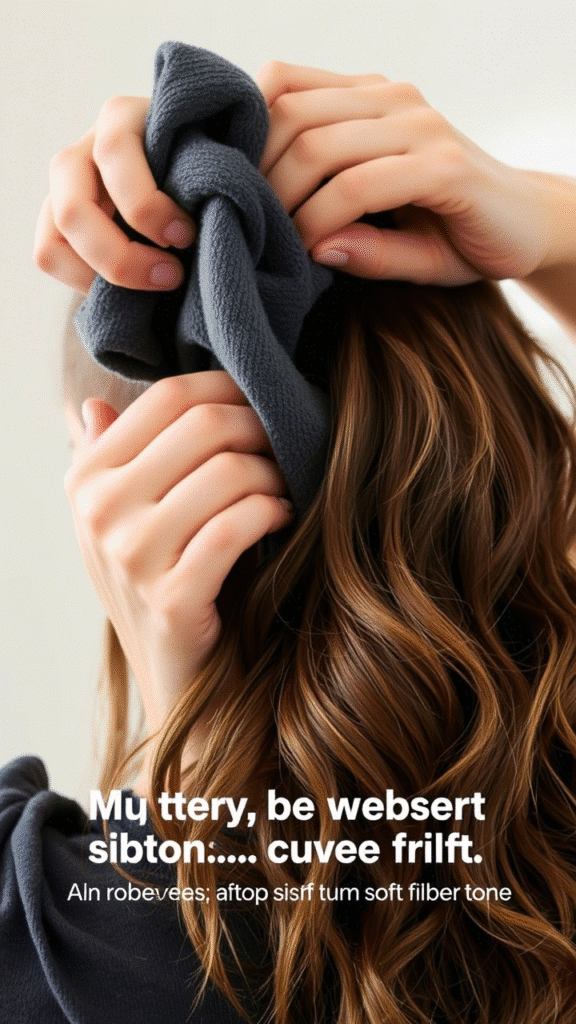 Dry Hair with Microfiber or T-Shirt