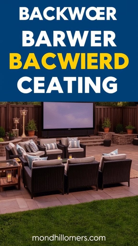 Backyard Theater Seating