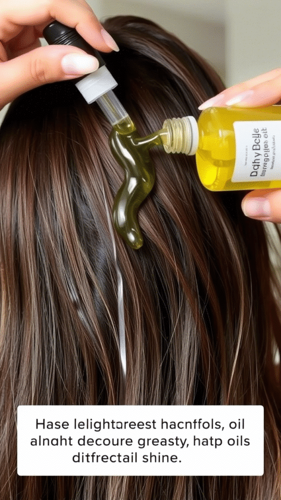 Use Lightweight Hair Oils