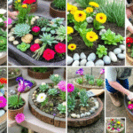18 DIY flower bed ideas