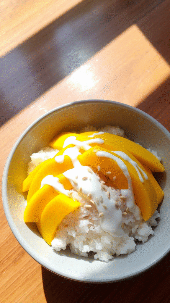 Sweet Sticky Rice with Mango