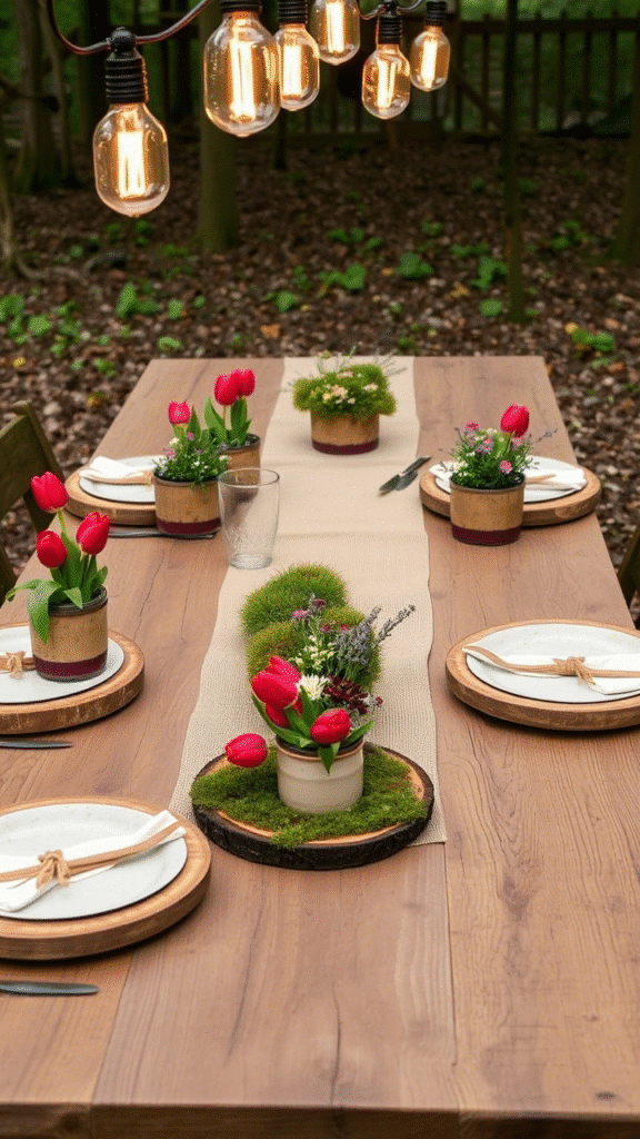 Rustic Romance with Wood and Whimsy