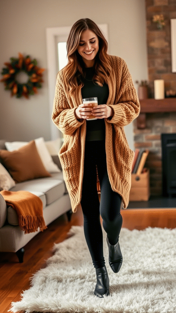 The Oversized Cardigan