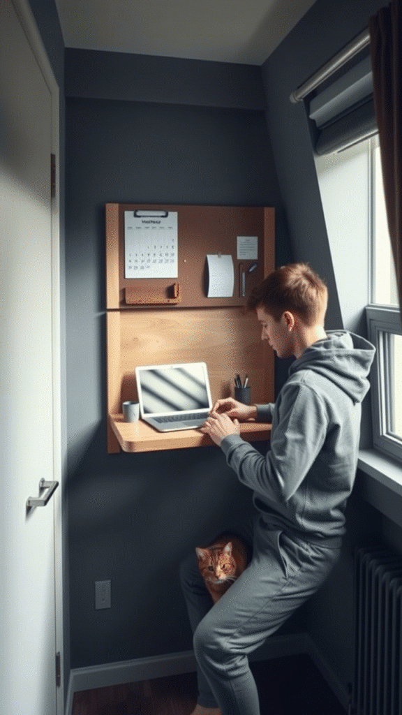 Wall-Mounted Desks