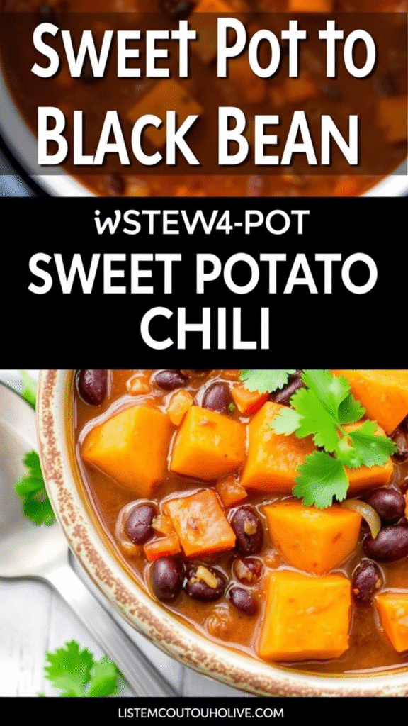 Sweet Potato Black Bean Chili