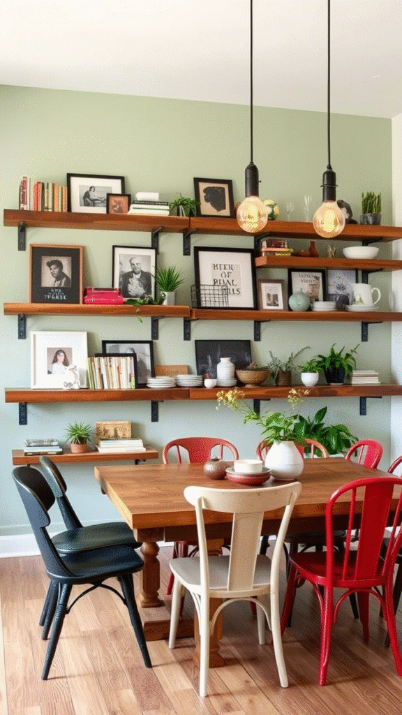 Open Shelves with Personality