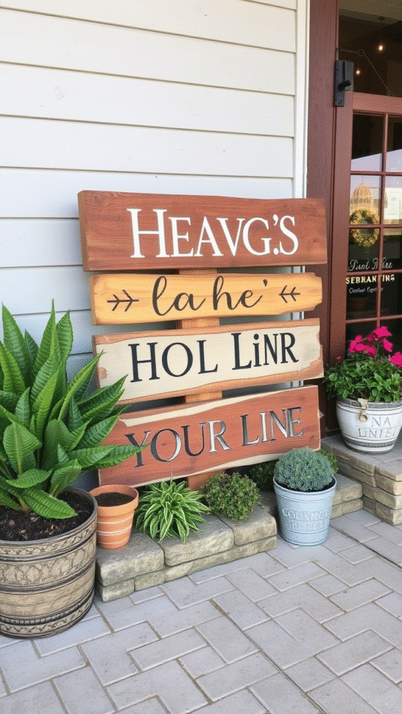Rustic Wooden Signs