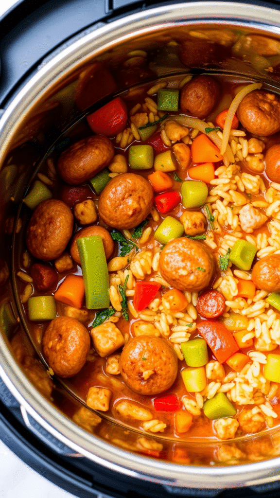 Instant Pot Vegan Jambalaya
