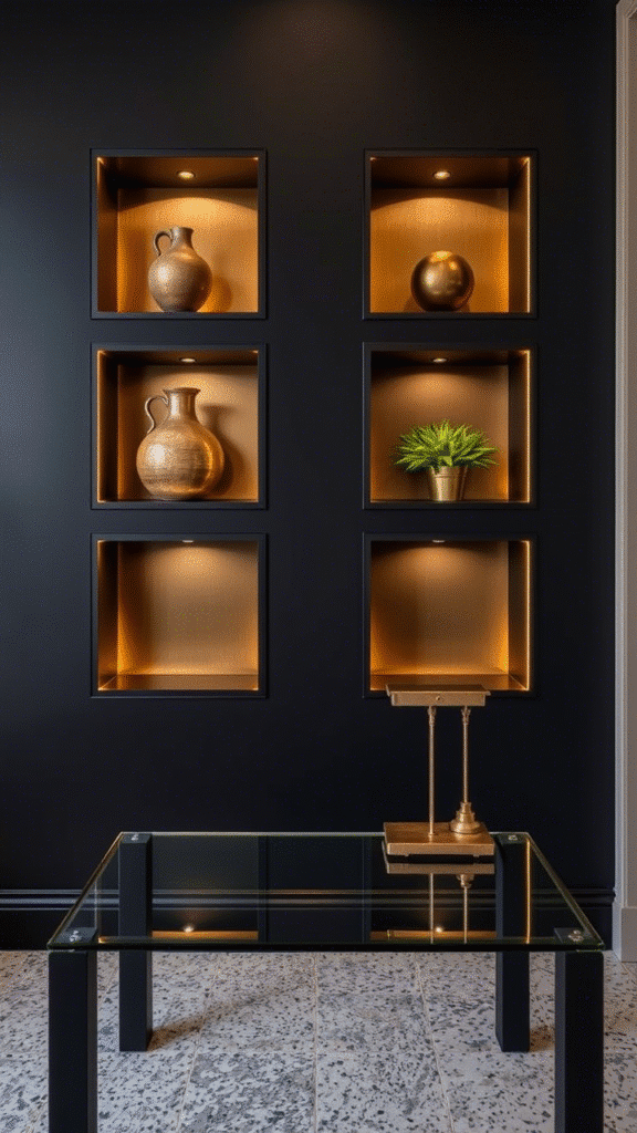 Wall Niches with Hidden Flair
