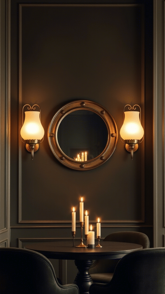 Wall Sconces for Soft Drama