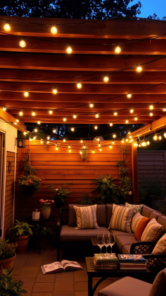 String Light Canopy