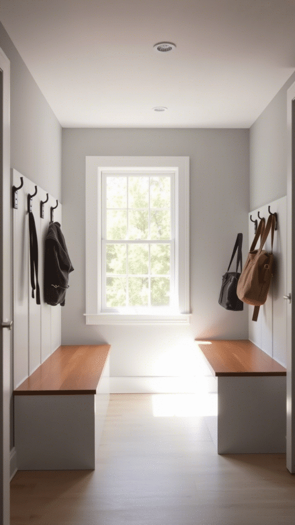 Built-In Benches With Storage Below