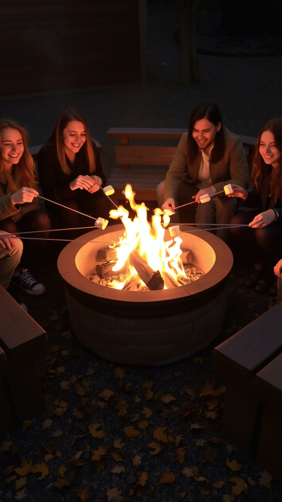 Fire Pits and S'mores to End the Night