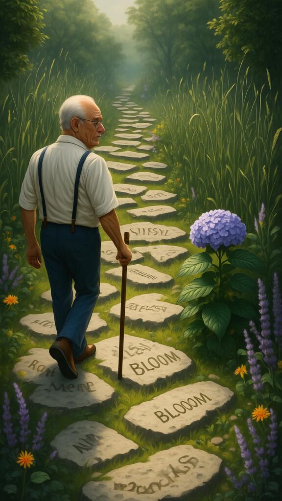 Garden Path with Stepping Stones