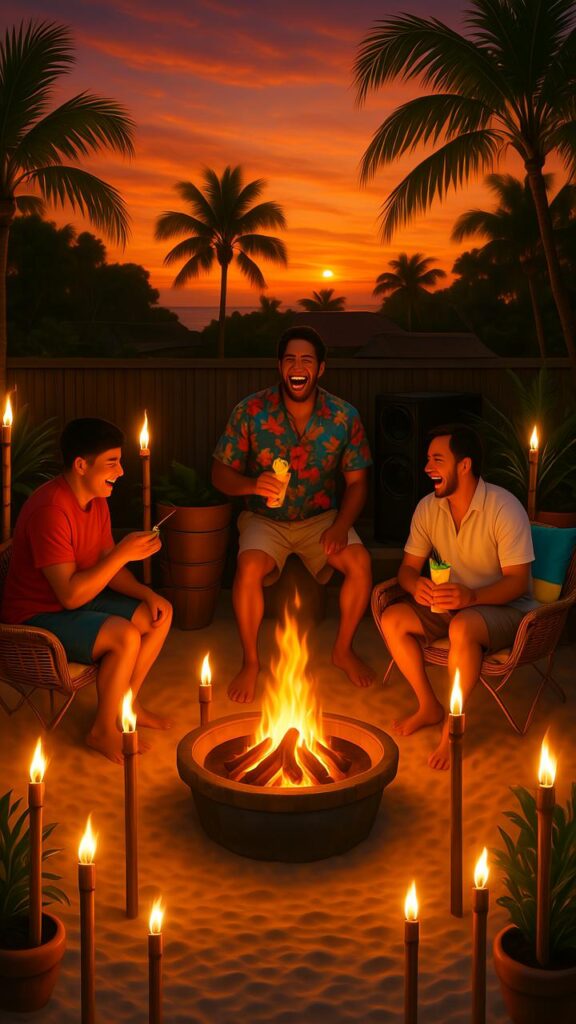 Tiki Torches for Ambiance