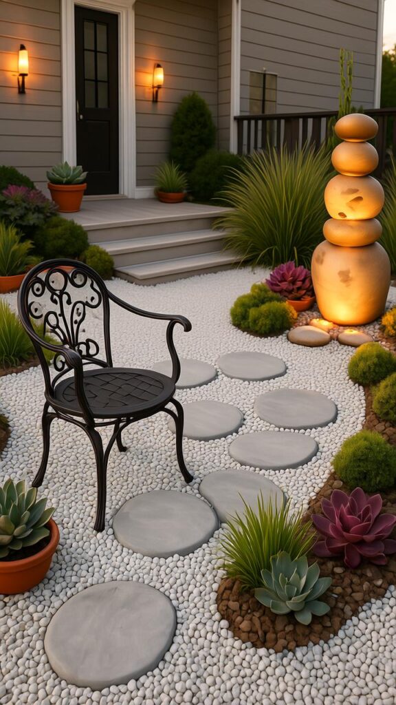 Rock and Gravel Patios