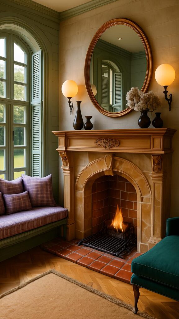 French Country with Stone and Shutters