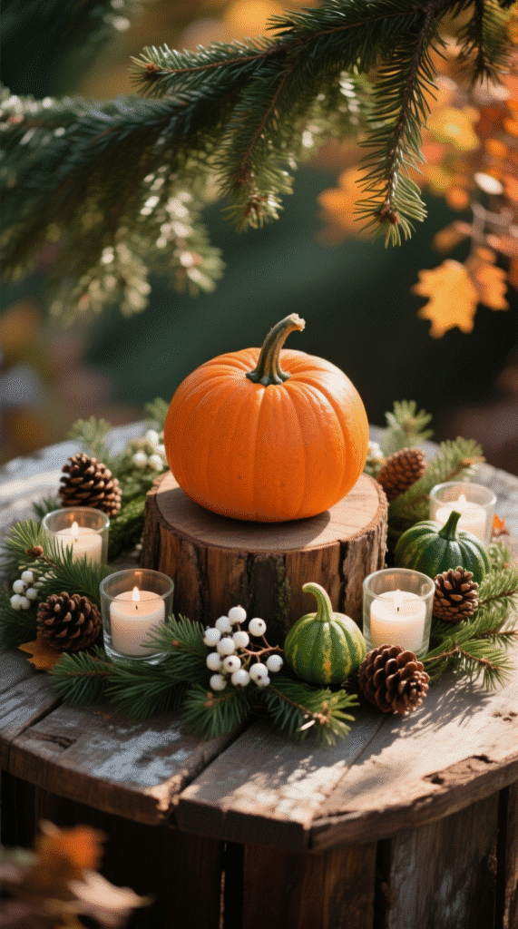Pumpkin and Cinnamon Garland