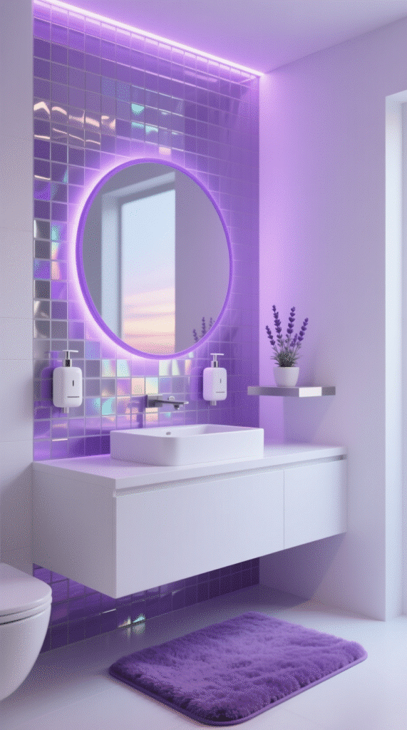 Purple Floral Wallpaper