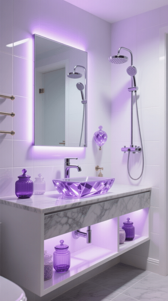 Purple Accent Walls