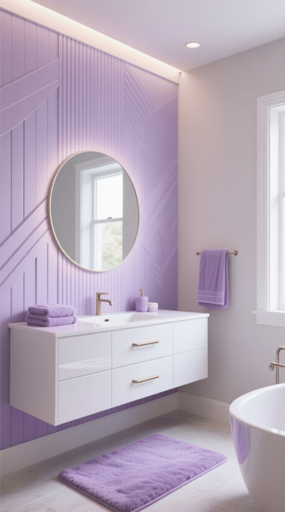 Lavender Wall Panels
