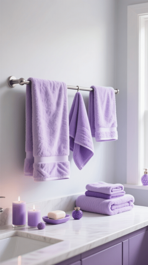 Lavender Towels