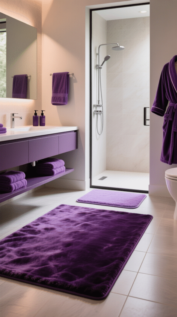 Purple Bathroom Rugs