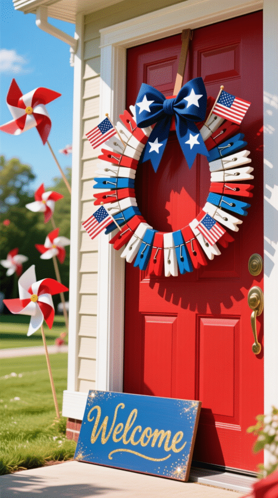 Patriotic Red, White, and Blue