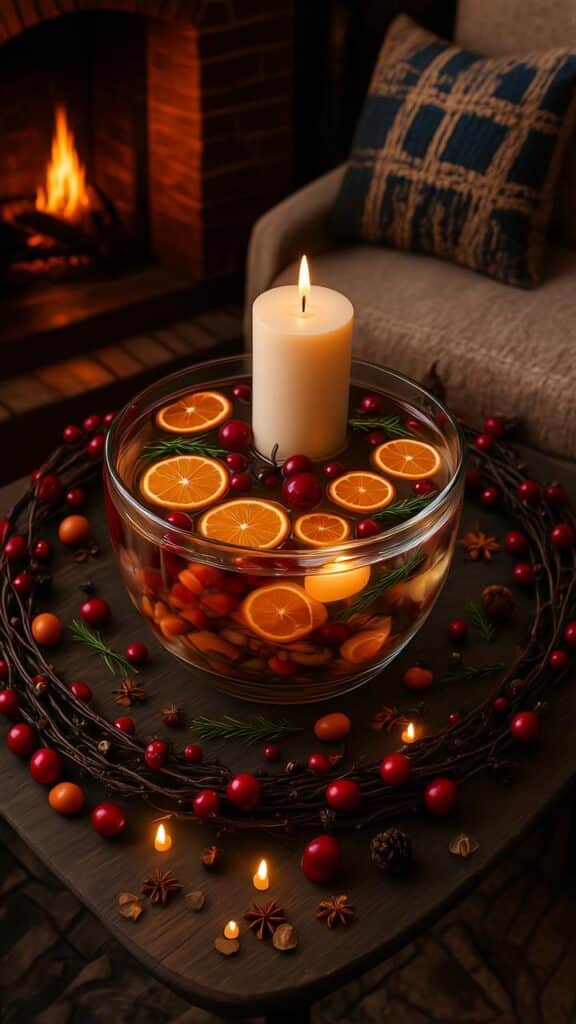 Rope-Wrapped Candle Trays