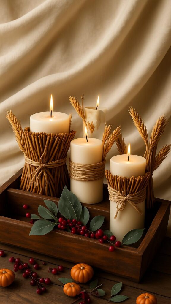 Nutty Candle Holders
