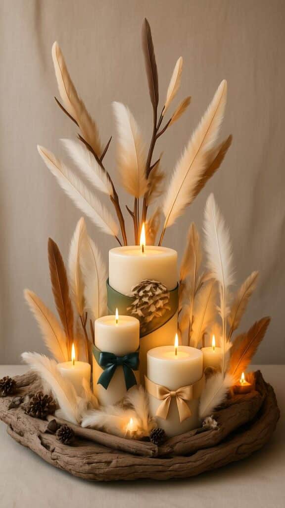 Velvet Candle Covers