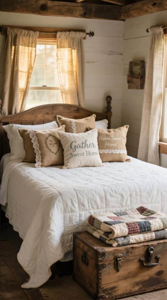 Burlap Pillows