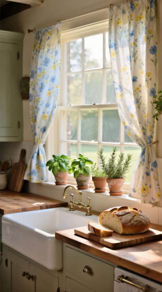 Floral Curtains