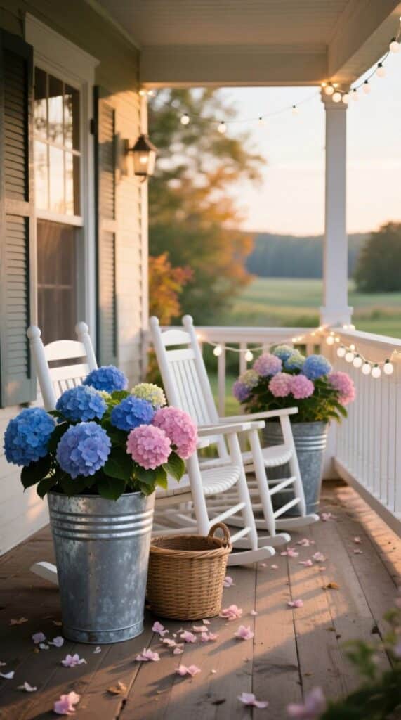 Galvanized Metal Planters