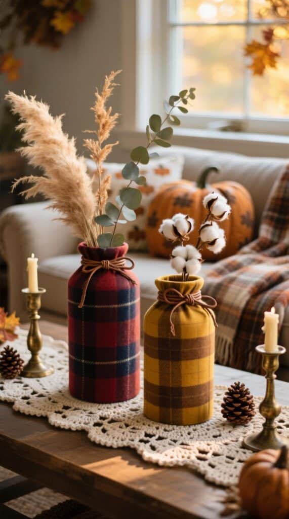Vases with Berry Branches