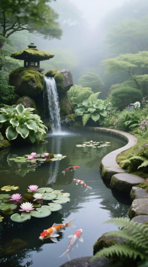 Cascading Garden Pond