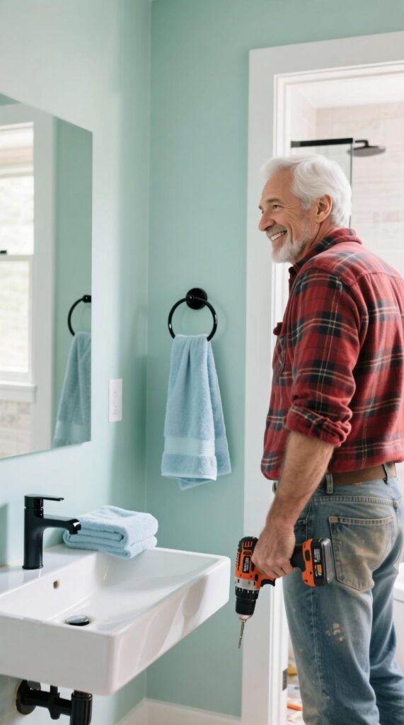 Install a Towel Ring