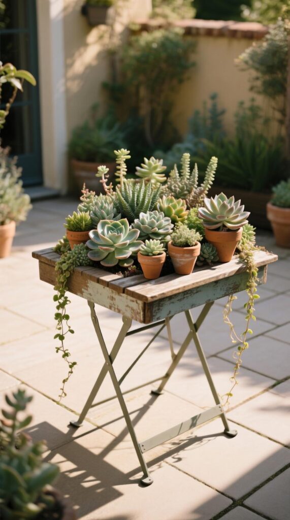 Succulent terrarium