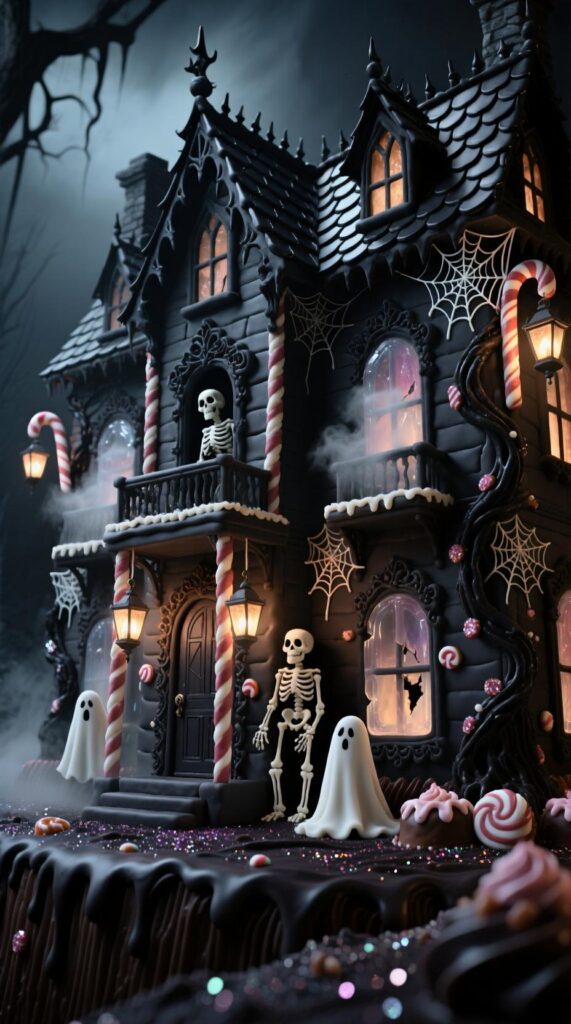 Nutty Gingerbread House