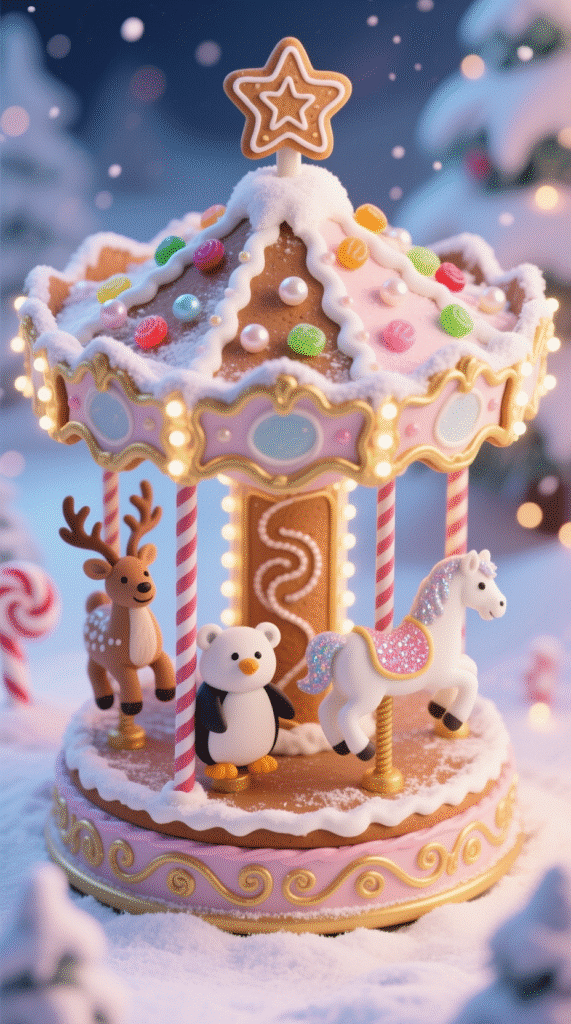 Gingerbread Train Station