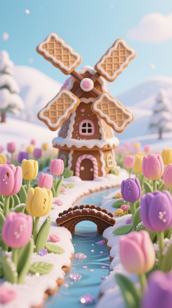 Gingerbread Train Station