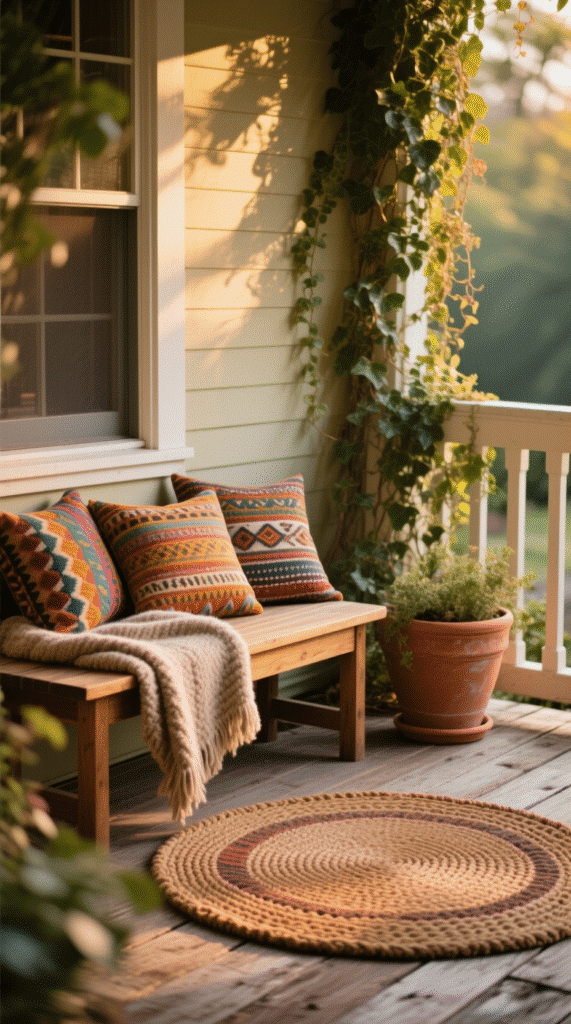 Incorporate a Cozy Bench
