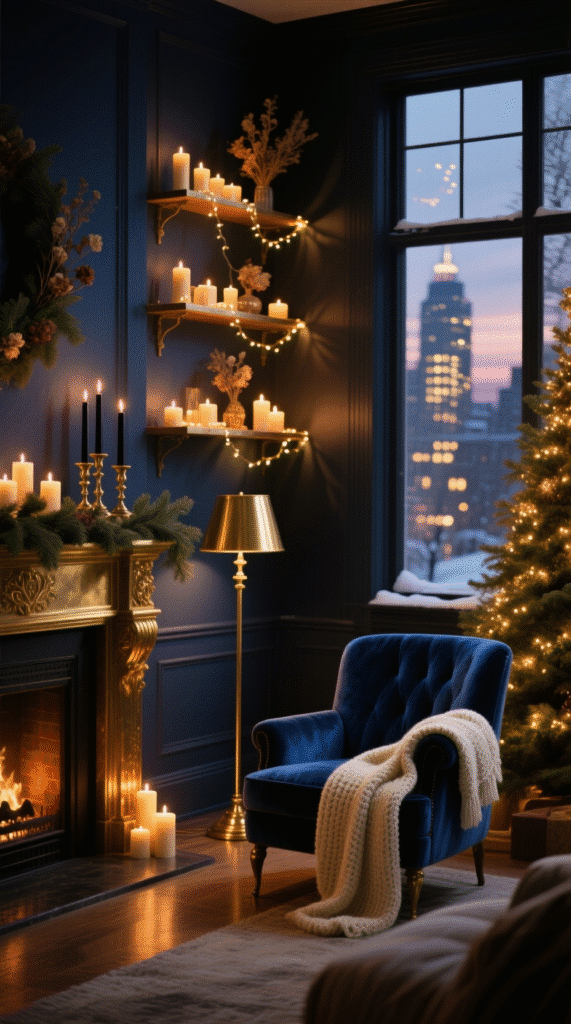 Moody Holiday Lighting