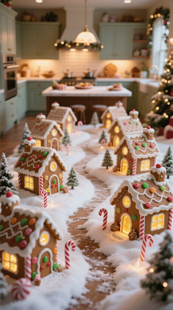 Gingerbread Village Display