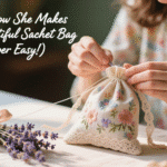 Watch How She Makes This Beautiful Sachet Bag (Super Easy!)