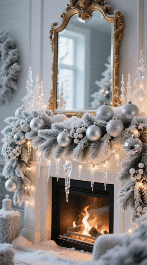 Faux Frosted Garland