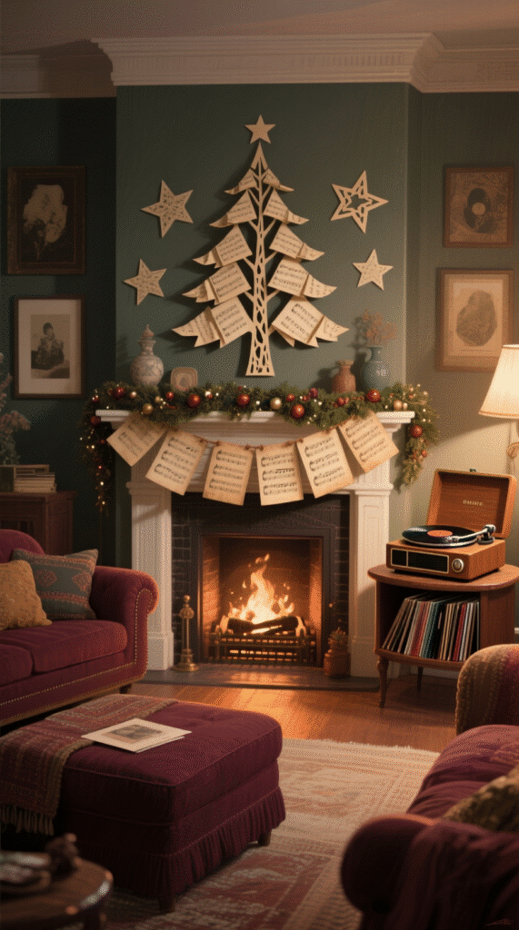 Music Sheet Garland