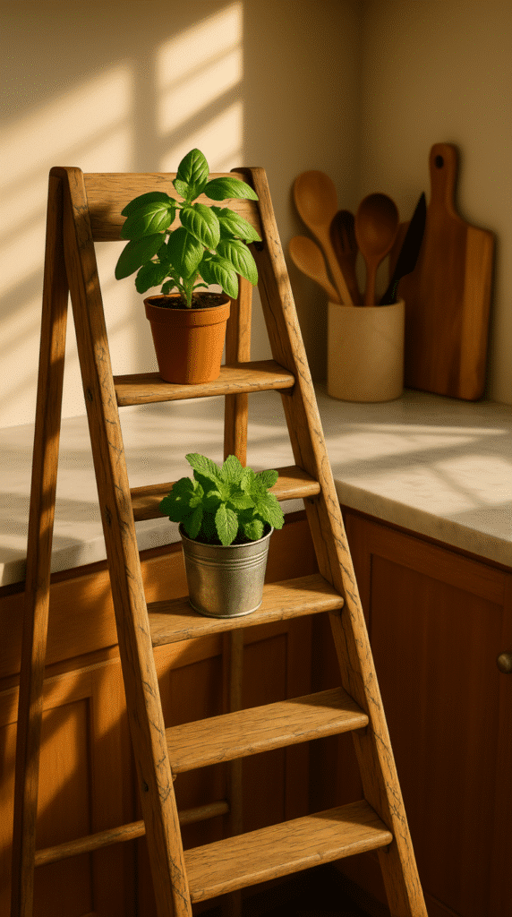 Stepladder Herb Stand
