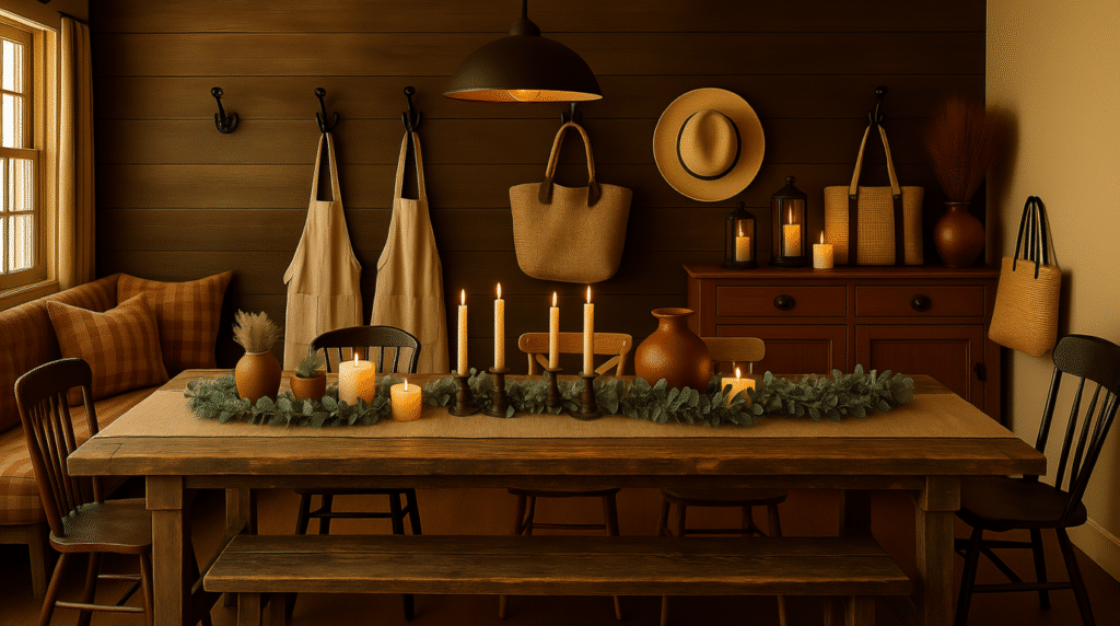 Long Farmhouse Table for Gatherings