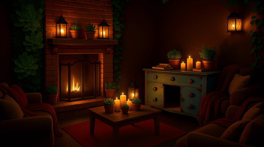 Faux Fireplace Passage